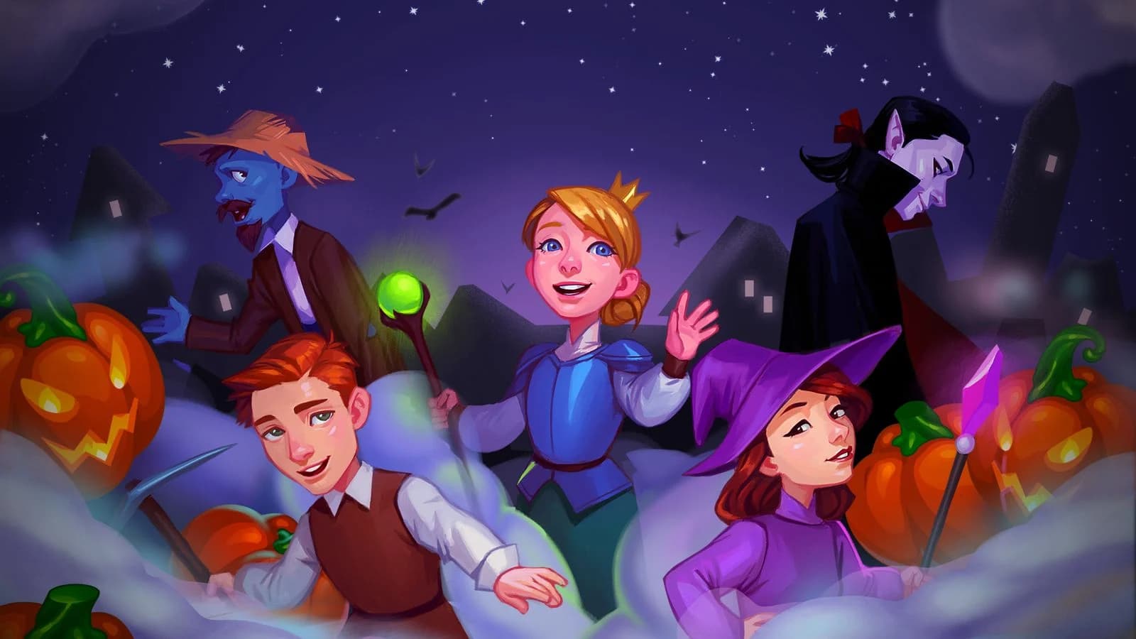 Gnomes Garden: Halloween